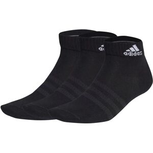 adidas Thin and Light Ankle Socks - 3 Pairs - Black adidas Thin and Light Ankle Socks - 3 Pairs - Black