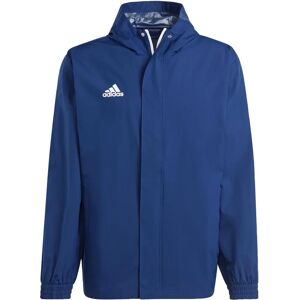 adidas IK4011 Blaue recycelte Polyesterjacke - Lässig, Lange Ärmar, Nachhaltig adidas IK4011 Blaue recycelte Polyesterjacke - Lässig, Lange Ärmar, Nachhaltig