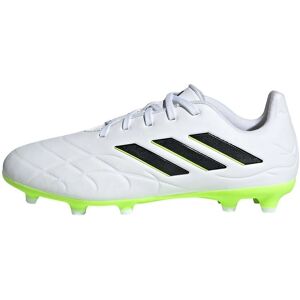 Adidas Boys Copa Pure.3 Firm Ground Boots - White & Silver Leather Adidas Boys Copa Pure.3 Firm Ground Boots - White & Silver Leather