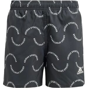 adidas Wave Print CLX Black Swim Shorts - Swim Shorts adidas Wave Print CLX Black Swim Shorts - Swim Shorts