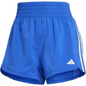 adidas Pacer Training 3-Stripes Woven High-Rise Shorts - Blue - Shorts adidas Pacer Training 3-Stripes Woven High-Rise Shorts - Blue - Shorts