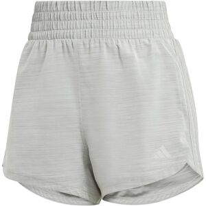 adidas Pacer Training 3-Stripes Woven High-Rise Shorts - Grey adidas Pacer Training 3-Stripes Woven High-Rise Shorts - Grey