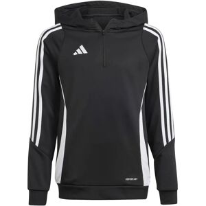 adidas Schwarzer Tiro 24 Kapuzenpullover - Sweatshirt für Kinder adidas Schwarzer Tiro 24 Kapuzenpullover - Sweatshirt für Kinder