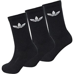 adidas Trefoil Cushion Crew Socks - 3 Paar - Schwarz adidas Trefoil Cushion Crew Socks - 3 Paar - Schwarz