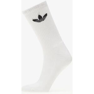 adidas Trefoil Cushion Crew Socken - 3er Pack - Weiß adidas Trefoil Cushion Crew Socken - 3er Pack - Weiß