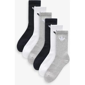 Wygodne, wyściełane skarpetki sportowe adidas Trefoil - 6 par - Czarny Wygodne, wyściełane skarpetki sportowe adidas Trefoil - 6 par - Czarny