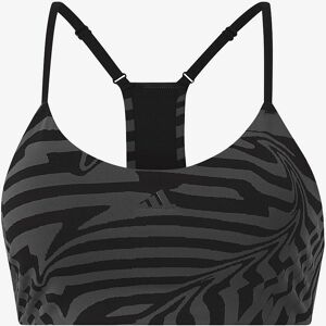 adidas Aeroimpact Træning Let Support Jacquard 3-Stripes Sports-BH - Sort - Sports-BH adidas Aeroimpact Træning Let Support Jacquard 3-Stripes Sports-BH - Sort - Sports-BH