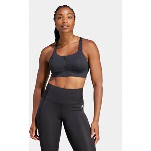 adidas TLRD Impact Luxe High-Support Zip Bra - Women - Black adidas TLRD Impact Luxe High-Support Zip Bra - Women - Black