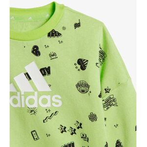 Ensemble de survêtement pour enfants Adidas B lu v Q3 - Vert Ensemble de survêtement pour enfants Adidas B lu v Q3 - Vert