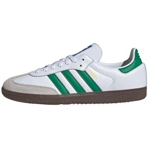 Adidas Samba OG Trainers - White / Green - Casual Sport Shoes Adidas Samba OG Trainers - White / Green - Casual Sport Shoes