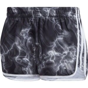 adidas Marathon 20 Allover Print Shorts - Femei - Alb adidas Marathon 20 Allover Print Shorts - Femei - Alb