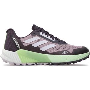 Adidas Terrex Agravic Flow 2.0 Trail Running Shoes - Womens - Purple & Grey Adidas Terrex Agravic Flow 2.0 Trail Running Shoes - Womens - Purple & Grey