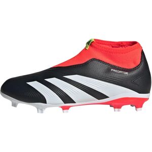 adidas Predator 24 League Laceless FG Junior - Schwarz/Weiß/Rot - Fußballschuhe adidas Predator 24 League Laceless FG Junior - Schwarz/Weiß/Rot - Fußballschuhe