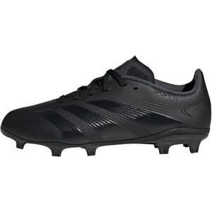adidas Predator League Childrens Firm Ground Boots - Black/Grey adidas Predator League Childrens Firm Ground Boots - Black/Grey