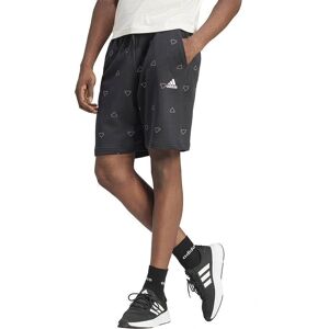 Adidas Essentials Monogram Ft Shorts Schwarz L / Regular Herren Adidas Essentials Monogram Ft Shorts Schwarz L / Regular Herren