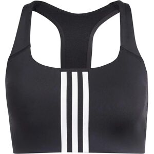 adidas Powerimpact Training Medium-Support 3-Stripes Bra - Black adidas Powerimpact Training Medium-Support 3-Stripes Bra - Black