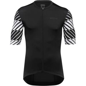 Gore Wear SWIFTRIDE OPTICAL JERSEY - Koszulka rowerowa - Czarny/Biały Gore Wear SWIFTRIDE OPTICAL JERSEY - Koszulka rowerowa - Czarny/Biały