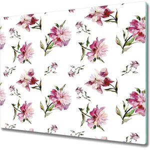 Coloray - Verre 60x52 - Pivoine - Planche à découper - Publicité Coloray - Verre 60x52 - Pivoine - Planche à découper - Publicité