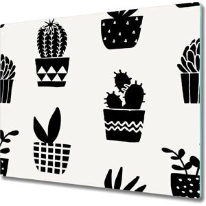 Coloray - 60x52 - Cactus Géométrique - Cooktop protector - Publicité Coloray - 60x52 - Cactus Géométrique - Cooktop protector - Publicité