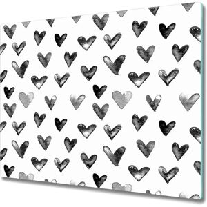 Coloray - PlancheVerre60x52CoeurGris - Planche à découper - Publicité Coloray - PlancheVerre60x52CoeurGris - Planche à découper - Publicité