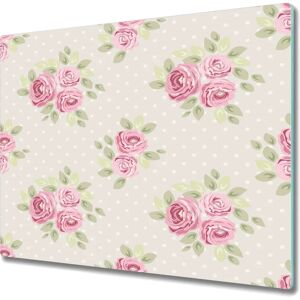 Coloray - Planche à découper en verre - 60x52 - English Roses - Planche à découper - Publicité Coloray - Planche à découper en verre - 60x52 - English Roses - Planche à découper - Publicité