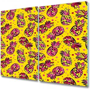 Coloray - 2x30x52 - Jaune - Ananas - Protecteur en verre - Publicité Coloray - 2x30x52 - Jaune - Ananas - Protecteur en verre - Publicité