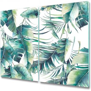 Coloray - Planche À Découper En Verre Décoratif 2x30x52 Palmblatt - Cutting Board - Publicité Coloray - Planche À Découper En Verre Décoratif 2x30x52 Palmblatt - Cutting Board - Publicité