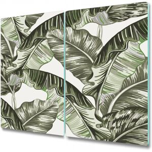 Coloray - Banana Leaves Art - 2x30x52 - Plaque décorative en verre - Publicité Coloray - Banana Leaves Art - 2x30x52 - Plaque décorative en verre - Publicité
