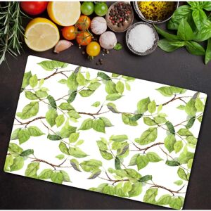 Coloray - Planche À Découper Verre Trempé - Printemps Feuilles - Planche à découper - Publicité Coloray - Planche À Découper Verre Trempé - Printemps Feuilles - Planche à découper - Publicité