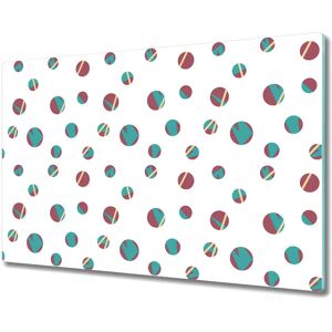 Coloray - Glass Cutting Board Geometric Circle 80x52 - 80x52 - Cutting Board - Publicité Coloray - Glass Cutting Board Geometric Circle 80x52 - 80x52 - Cutting Board - Publicité