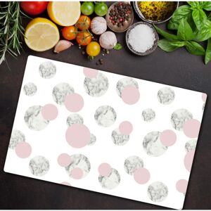 Coloray - 80x52 Cercles Marbre Rose - 80x52 cm - Rose Marbre - Protection Verre - Publicité Coloray - 80x52 Cercles Marbre Rose - 80x52 cm - Rose Marbre - Protection Verre - Publicité