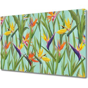 Coloray - Planche À Découper En Verre Avec Motif Imprimé 80x52 Feuilles Tropicales - Publicité Coloray - Planche À Découper En Verre Avec Motif Imprimé 80x52 Feuilles Tropicales - Publicité