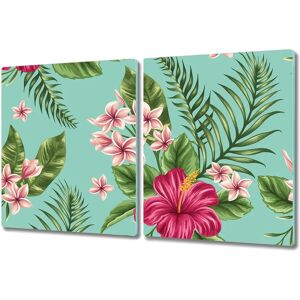 Coloray - Planche à découper Élégante - Hibiscus Exotique - 2x40x52 cm - Cutting Board - Publicité Coloray - Planche à découper Élégante - Hibiscus Exotique - 2x40x52 cm - Cutting Board - Publicité