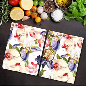 Coloray - Iris Orchidées - Planche verre - 40x52 - Publicité Coloray - Iris Orchidées - Planche verre - 40x52 - Publicité