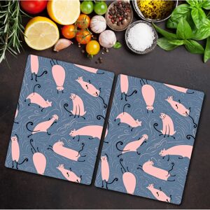 Coloray - Cat Design - Verre trempé - 40x52 cm - Cutting Board - Publicité Coloray - Cat Design - Verre trempé - 40x52 cm - Cutting Board - Publicité