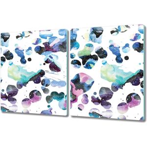 Coloray - Galaxy Splash - Bi-partie - Planche à découper en verre - Publicité Coloray - Galaxy Splash - Bi-partie - Planche à découper en verre - Publicité