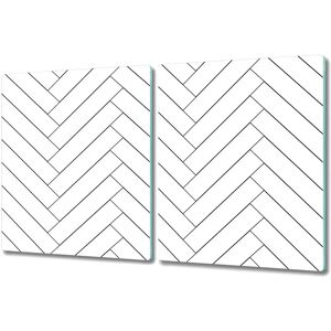 Coloray - 2x40x52 Chevron - Taille 40x52 cm - Chevron - Protège-plaque gazinière - Publicité Coloray - 2x40x52 Chevron - Taille 40x52 cm - Chevron - Protège-plaque gazinière - Publicité
