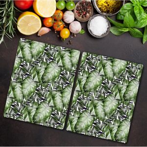 Coloray - Tropical Leaves - 2x40x52 - Protecteur - Planche à découper - Publicité Coloray - Tropical Leaves - 2x40x52 - Protecteur - Planche à découper - Publicité