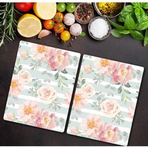 Coloray - 2x40x52 - Rouges aquarelle - Compatible induction - Couvercle en verre - Publicité Coloray - 2x40x52 - Rouges aquarelle - Compatible induction - Couvercle en verre - Publicité