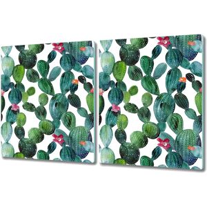 Coloray 2x40x52 cm - cactus fleurs planche à découper - Publicité Coloray 2x40x52 cm - cactus fleurs planche à découper - Publicité