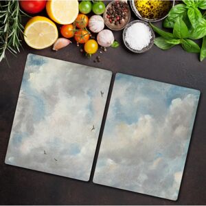 Coloray - Planche À Découper Moderne En Verre Avec Motif Imprimé 2x40x52 Ciel Nuageux - Cutting Board - Publicité Coloray - Planche À Découper Moderne En Verre Avec Motif Imprimé 2x40x52 Ciel Nuageux - Cutting Board - Publicité