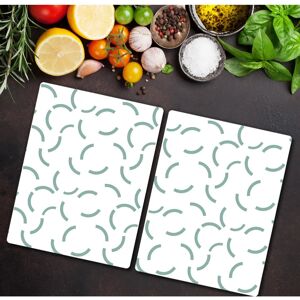 Coloray - Planche verre 2x40x52 demi-cercle - Cutting board - Publicité Coloray - Planche verre 2x40x52 demi-cercle - Cutting board - Publicité