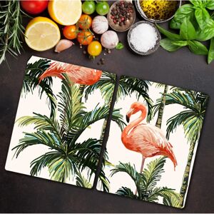 Coloray - Cutting Board - Flamants Palmiers - Publicité Coloray - Cutting Board - Flamants Palmiers - Publicité
