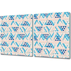 Coloray - Protection En Verre Pour Plaques À Induction 2x40x52 Triangle Tiré - Taille 40x52 cm - 2 pièces - Glass protection - Publicité Coloray - Protection En Verre Pour Plaques À Induction 2x40x52 Triangle Tiré - Taille 40x52 cm - 2 pièces - Glass protection - Publicité