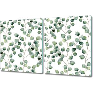 Coloray - Planche à découper élégante avec impression sur verre 2x40x52 florales vertes - Dimensions 2x40x52 cm - Green Floral Pattern - Cutting board - Publicité Coloray - Planche à découper élégante avec impression sur verre 2x40x52 florales vertes - Dimensions 2x40x52 cm - Green Floral Pattern - Cutting board - Publicité