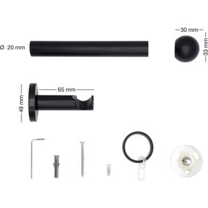 MYDECO 20mm Ball Gardinenstange 340cm - Vorhangstange MYDECO 20mm Ball Gardinenstange 340cm - Vorhangstange