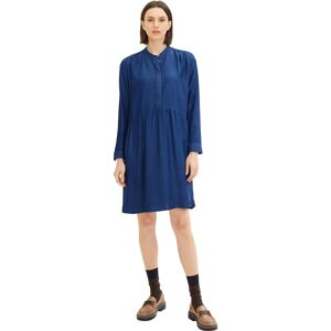 TOM TAILOR Niebieska Lyocell Casual letnia sukienka - Jeanskleid TOM TAILOR Niebieska Lyocell Casual letnia sukienka - Jeanskleid