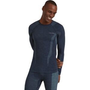 Falke Wool Tech Long Sleeve Shirt - Space Blue - Merino Insulation Falke Wool Tech Long Sleeve Shirt - Space Blue - Merino Insulation