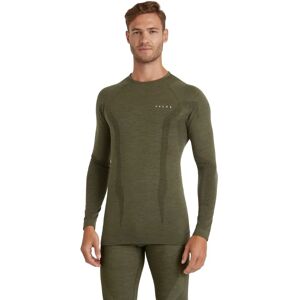 Falke Wool Tech Long Sleeve Shirt - Olive Green - Shirt Falke Wool Tech Long Sleeve Shirt - Olive Green - Shirt