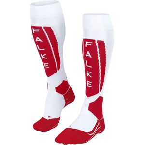 Falke SK5 Expert Knee High Socks - FF Matt White Orange Extra Large Falke SK5 Expert Knee High Socks - FF Matt White Orange Extra Large
